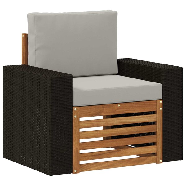 vidaXL Sofa de milieu extérieur Naturel