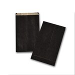 Boîte de 250 pochettes cadeau à soufflet noires 120x200  kraft 60 g/m² GPV