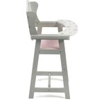 Bayer Chic 2000 501-95 - Stars - Chaise haute de poupée grise