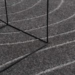 vidaXL Tapis de surface Carré HUARTE Anthracite 240 x 240 cm Polyester