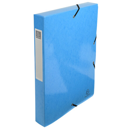 Boîte de classement iderama dos de 40mm - a4 - bleu clair - x 8 - exacompta