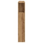 vidaXL Armoire de tête de lit chêne artisanal 120x19x104 5 cm