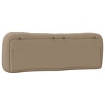 vidaXL Coussin de tête de lit cappuccino 160 cm similicuir