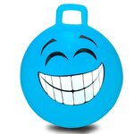 Jamara balle rebondissante smile 450 mm bleu