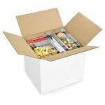 Caisse carton blanche double cannelure raja 31x23x30 cm (lot de 10)