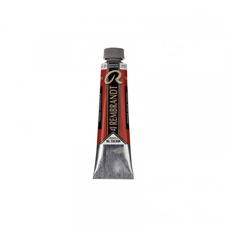 Peinture à l'huile extra-fine en tube orange oxyde transparent 40ml - rembrandt