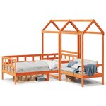 vidaXL Ensemble de lit de jour avec toit sans matelas 90x190 cm
