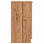 vidaXL Armoire à chaussures chêne artisanal bois d'ingénierie