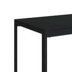 vidaXL Table d'appoint Noir 40x30x59 cm Bois d'ingénierie