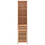 vidaXL Armoire de salle de bain 42x29x182 cm Bois massif de noyer