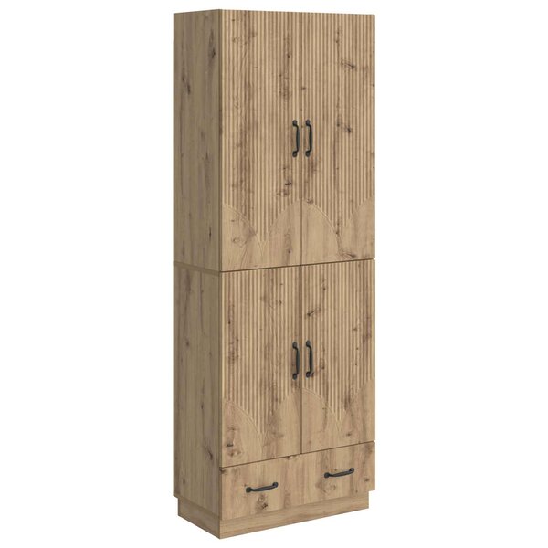 vidaXL Ensemble de Meubles 2 Pièces Chêne artisanal Bois d'ingénierie