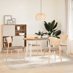 vidaXL Pieds de table console coniques 4 pièces Blanc 72-73 cm Acier