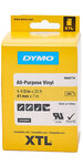 DYMO XTL - Ruban adhésif permanent en vinyle, 41mm x 7m - Noir sur Jaune