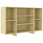 vidaXL Buffet chêne sonoma 120x30x75 cm bois d'ingénierie