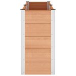 vidaXL Jardinière surélevée Marron 250 x 50 x 91 cm