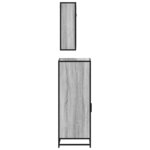 vidaXL Ensemble de meubles de salle de bain 3 Pièces Sonoma gris
