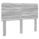 vidaXL Lit de Rangement Gris Sonoma 160 x 200 cm Bois d'ingénierie