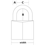 Master lock cadenas en laiton massif 70 mm 170eurd