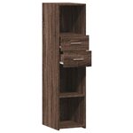 vidaXL Buffet haut chêne marron 30x42 5x124 cm bois d'ingénierie