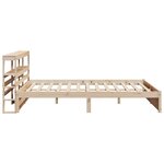 vidaXL Cadre de lit avec tête de lit sans matelas 180x200 cm