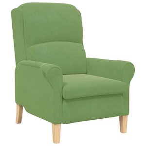 vidaXL fauteuil Vert clair 76 x 94 x 102 cm Velours