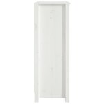 vidaXL Bibliothèque Blanc 50x35x97 cm Bois de pin massif