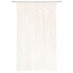 vidaXL Rideau en macramé 140x240 cm Coton