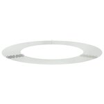 vidaXL Anneau d'arbre plat 5 Pièces Ø50/80 cm en acier galvanisé