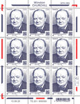 Timbre - Winston Churchill (1874-1965) - Lettre Internationale
