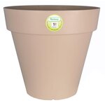 RIVIERA Pot de fleurs Soleilla - Rond - Ø 60 x 53,6 cm -Taupe