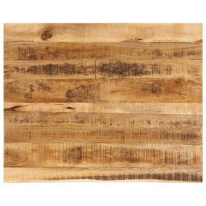 vidaXL Dessus de table 100x80x3 8cm bord vif bois massif manguier brut
