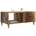 vidaXL Table basse Bois ancien 90 x 50 x 40 cm Bois d'ingénierie