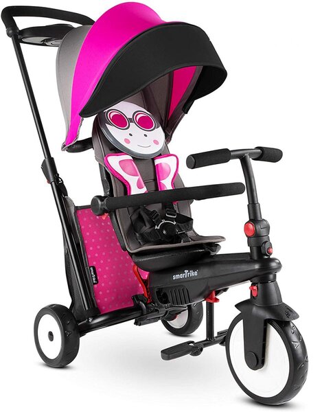 Trike Evolutif Pliable STR5 noir/rose