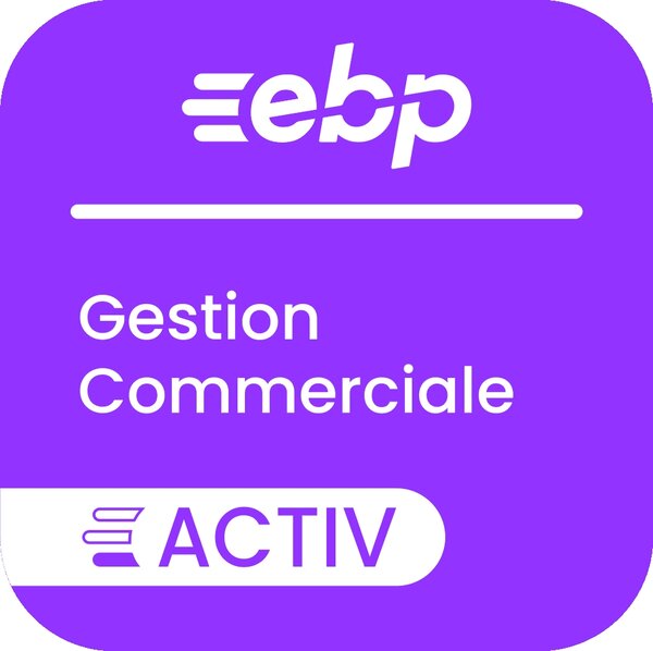 Ebp gestion commerciale activ + service privilège - licence 1 an - 1 poste - a télécharger