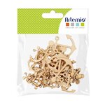120 mini décorations en bois - Ancres de bateau