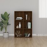 vidaXL Bibliothèque/Buffet Chêne marron 66x30x98 cm Bois d'ingénierie