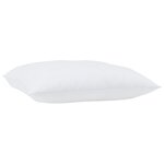 vidaXL Duvet 2-en-1 avec oreiller 2 Pièces Blanc 135 x 220 cm Microfibre