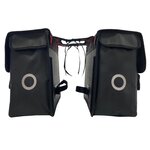 Willex Sacoches de vélo Fire 30 L Tarpaulin rouge et noir
