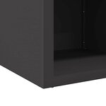 vidaXL Braise Noir 50 x 50 x 40 cm Acier