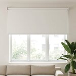 vidaXL Store enrouleur Protection UV Blanc 140 x 140 cm Polyester