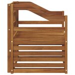 vidaXL Canapé d’extérieur Bois d'Acacia Massif Naturel