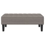 Banc vidaXL Taupe 113x57x39 cm en tissu