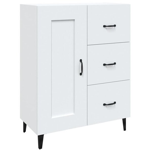 vidaXL Buffet Blanc 69 5x34x90 cm Bois d'ingénierie