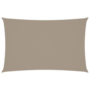 vidaXL Voile de parasol tissu oxford rectangulaire 4x7 m taupe