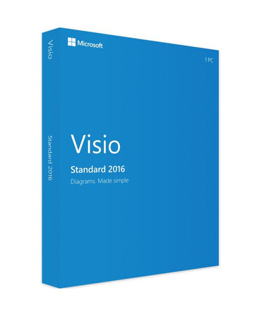 Microsoft Visio 2016 Standard - Clé licence à télécharger