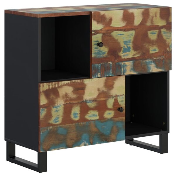 vidaXL Buffet avec 2 portes 80x33x75 cm bois massif de récupération