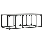 vidaXL Table basse sonoma gris 100x50x35 5 cm bois d'ingénierie
