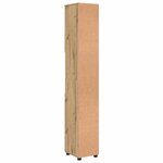 vidaXL Meuble de salle de bain haut chêne artisanal 30 x 35 x 192 cm