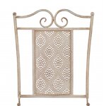 vidaXL Mobilier de bistro 3 Pièces Acier Blanc