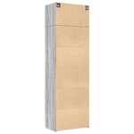vidaXL Armoire de rangement sonoma gris 70x42 5x225 cm